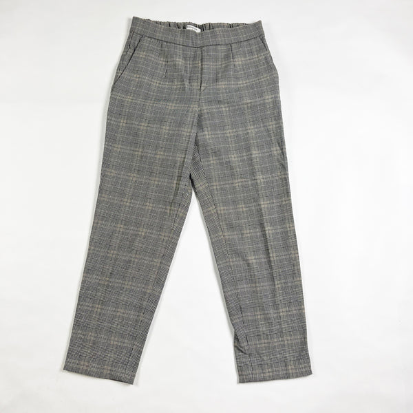 Babaton Aritzia Conan Mid Rise Pull On Houndstooth Check Cropped Trouser Pants 4
