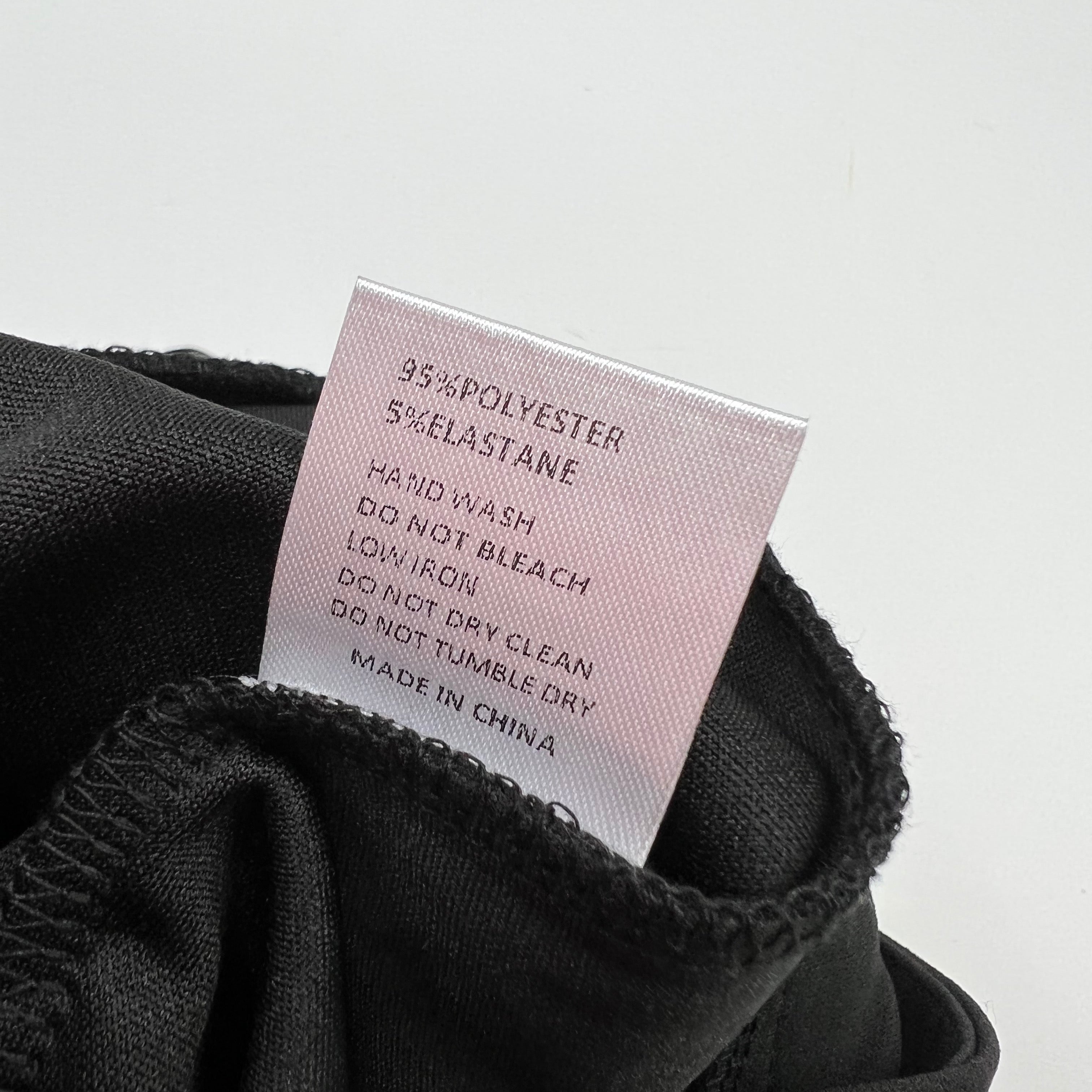 NEW Nasty Gal Go About Your Business Tailored Fitted Wrap Waist Pants Black S