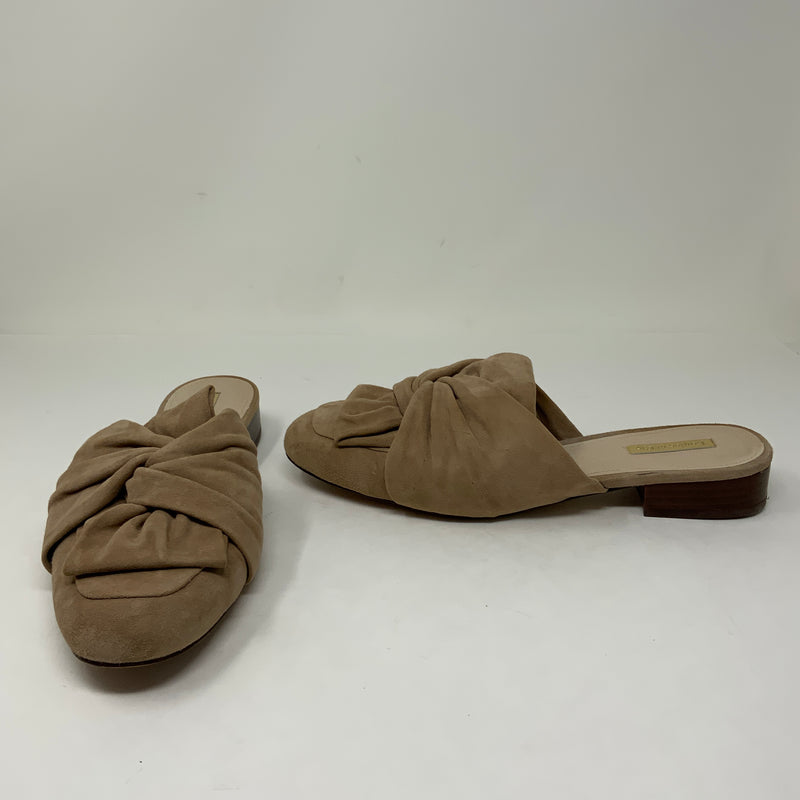 Louise Et Cie Bylot Leather Suede Twist Knot Slip On Flats Loafers Shoes 9.5
