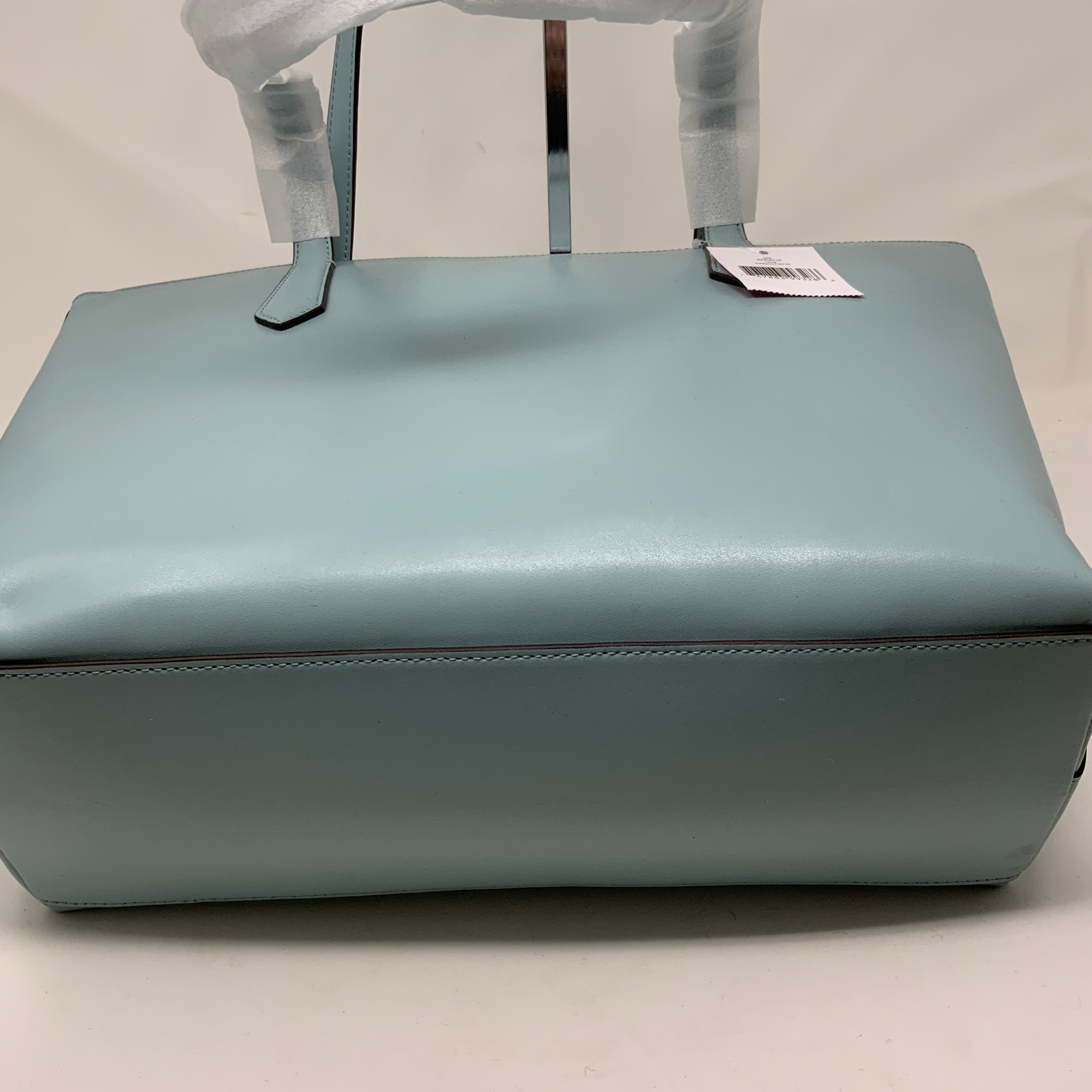 NEW Kate Spade Cassy Frosted Spearmint Blue Leather Shoulder Purse Bag Tote
