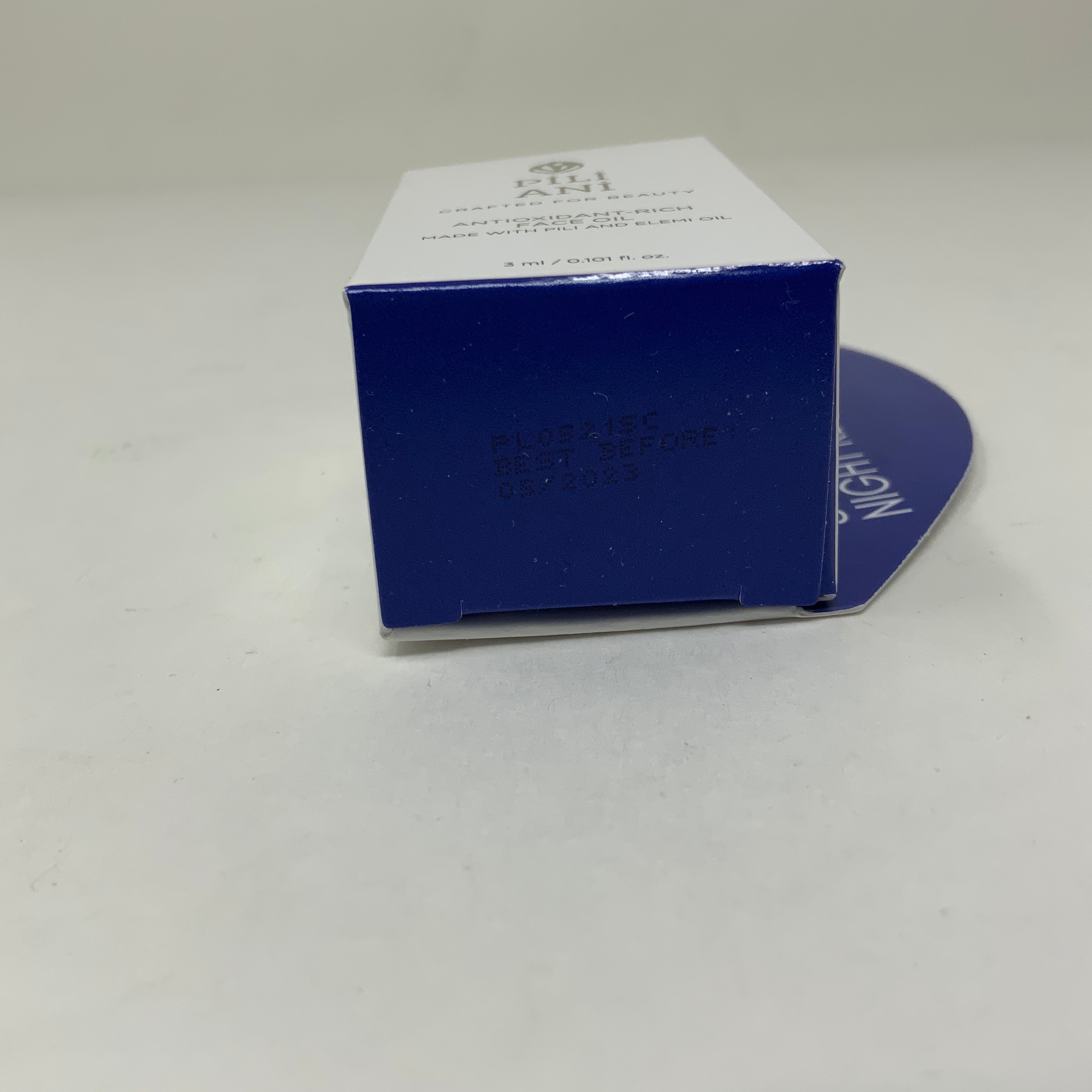 NEW Pili Ani Antioxidant Rich Face Oil Moisturizer Elemi Sample Travel Size 3ml