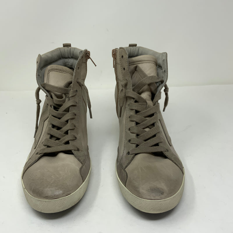 Kennel & Schmenger Genuine Suede Leather Star Ankle Hidden Wedge Heels Sneakers