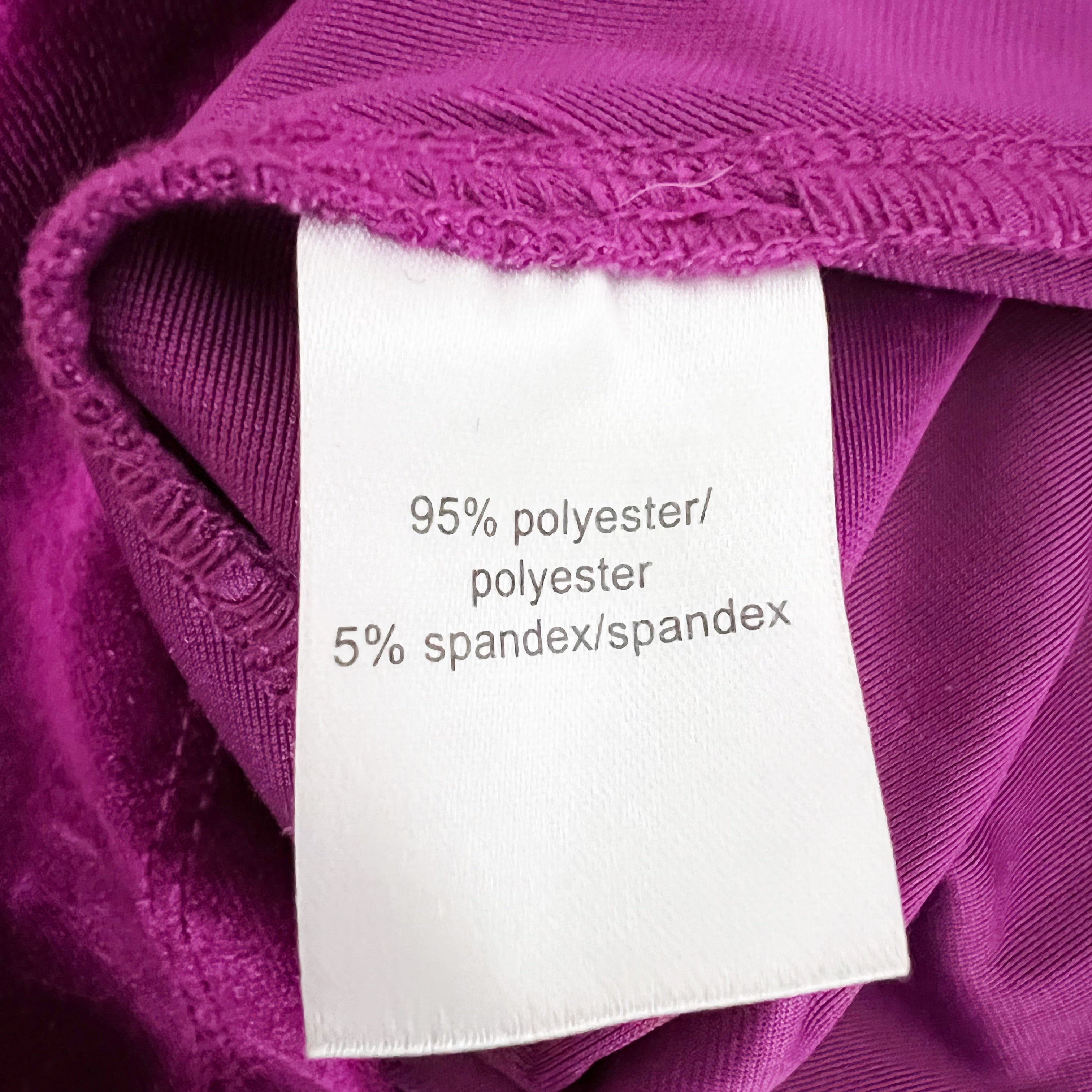 NEW Pam & Gela Mock Neck Shirred Ruched Puff Sleeve Velvet Velour Bodycon Dress