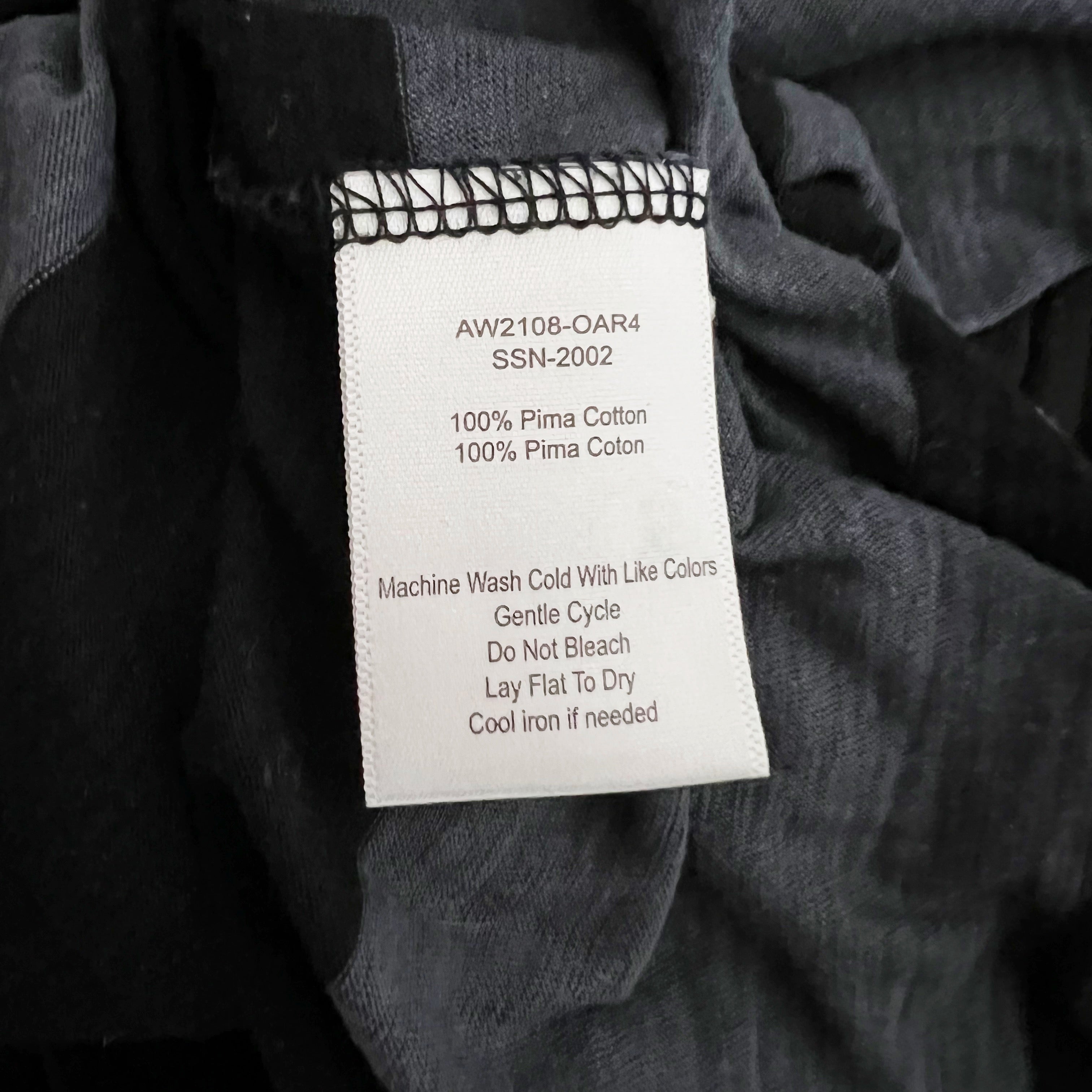 ATM Anthony Thomas Mellilo Stripe Print Tank Maxi Long Dress Asphalt Black LG