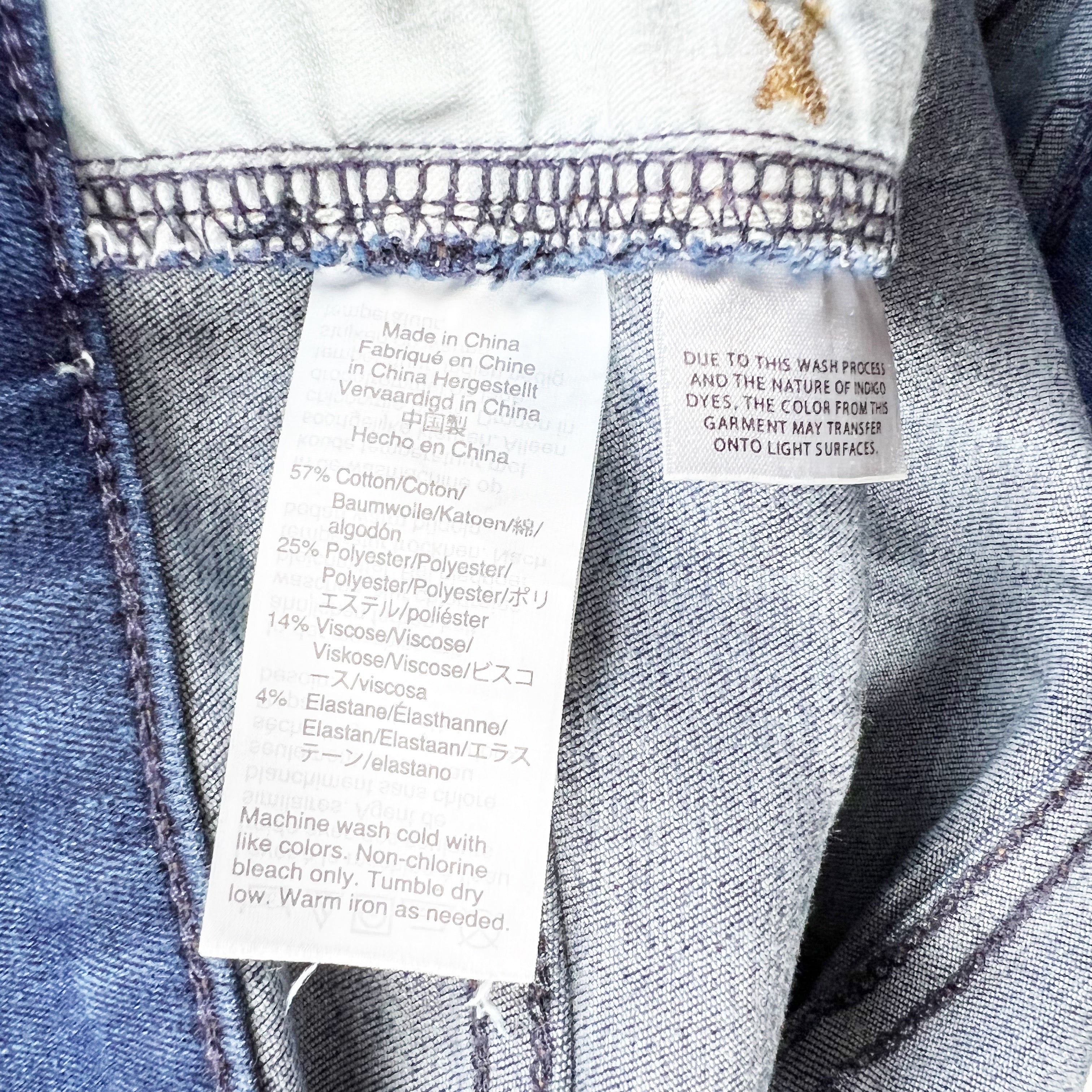 Madewell 10" High Waist Cotton Stretch Denim Skinny Jeans Button Front Cassia 32