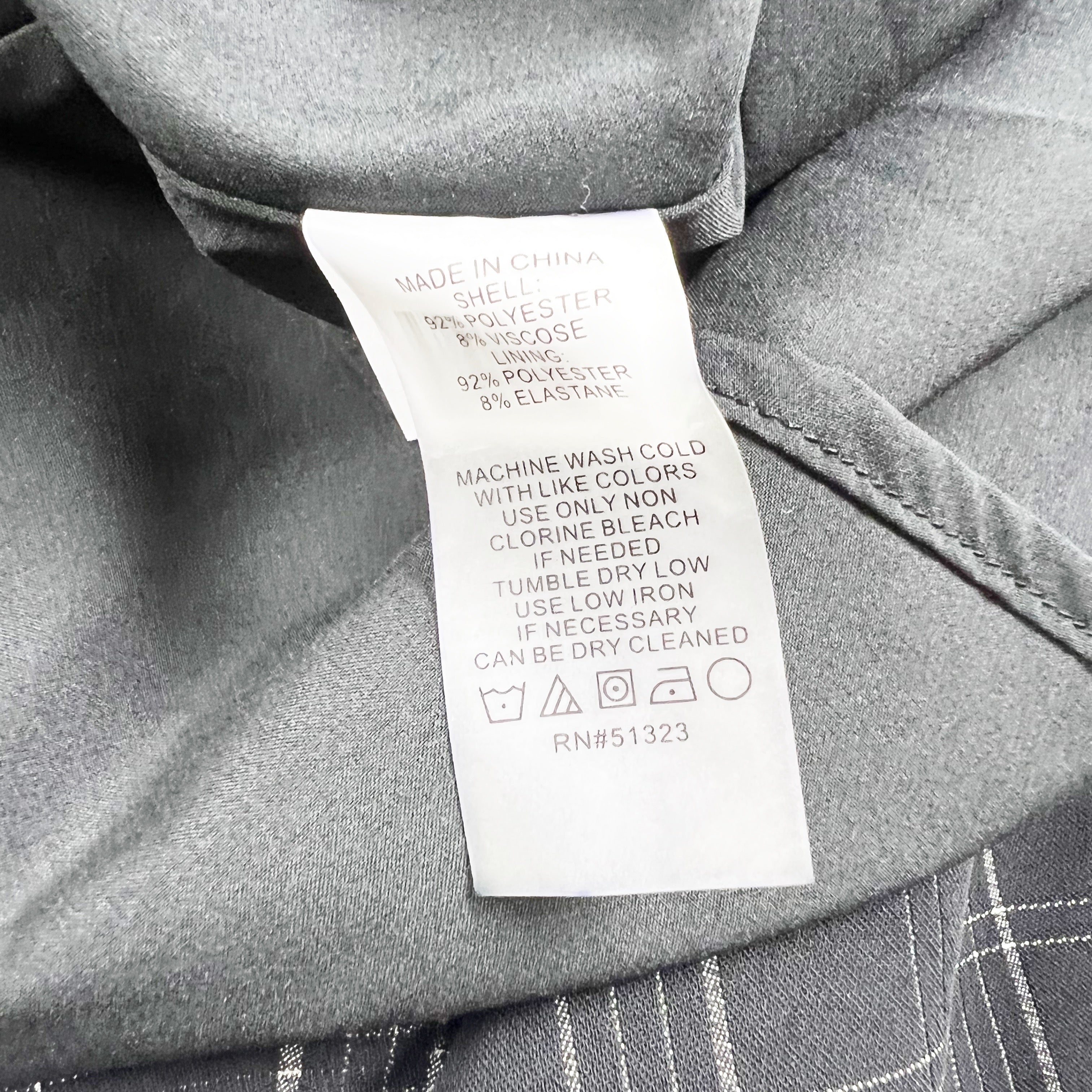 Vince Camuto Plaid Check Print Pattern Asymmetrical Handkerchief Hem Dress 8