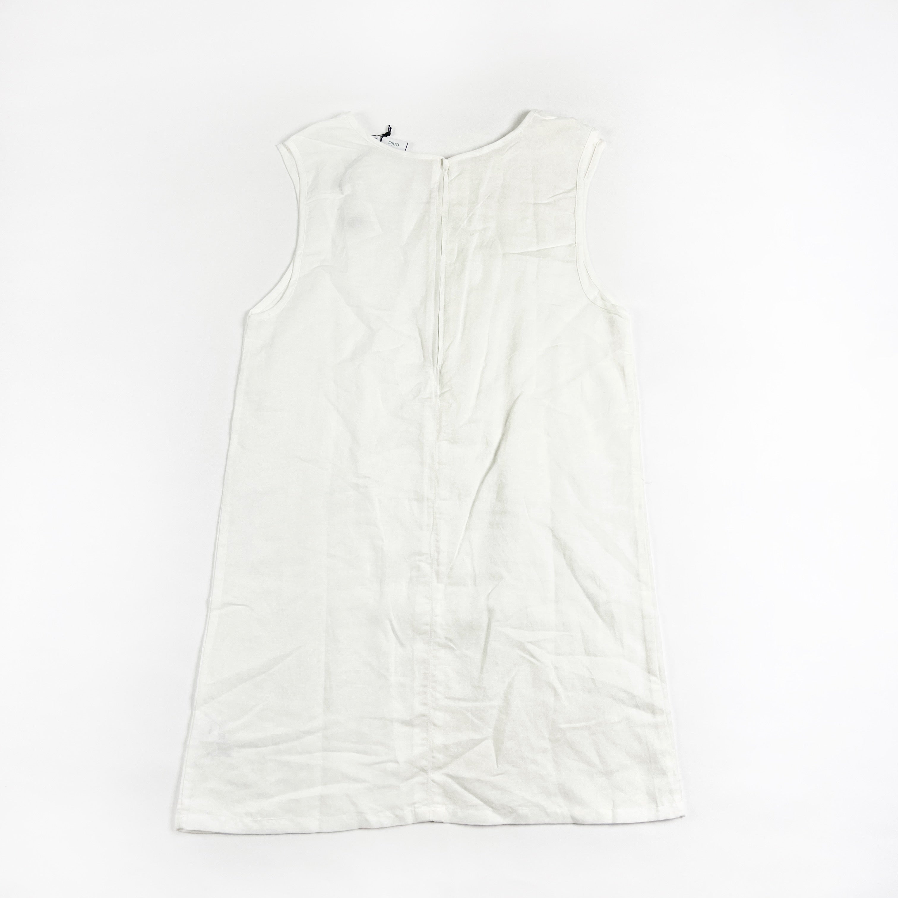 NEW Onia Marina Linen Ultra Lightweight Scoop Neck Sleeveless Sheath Dress M