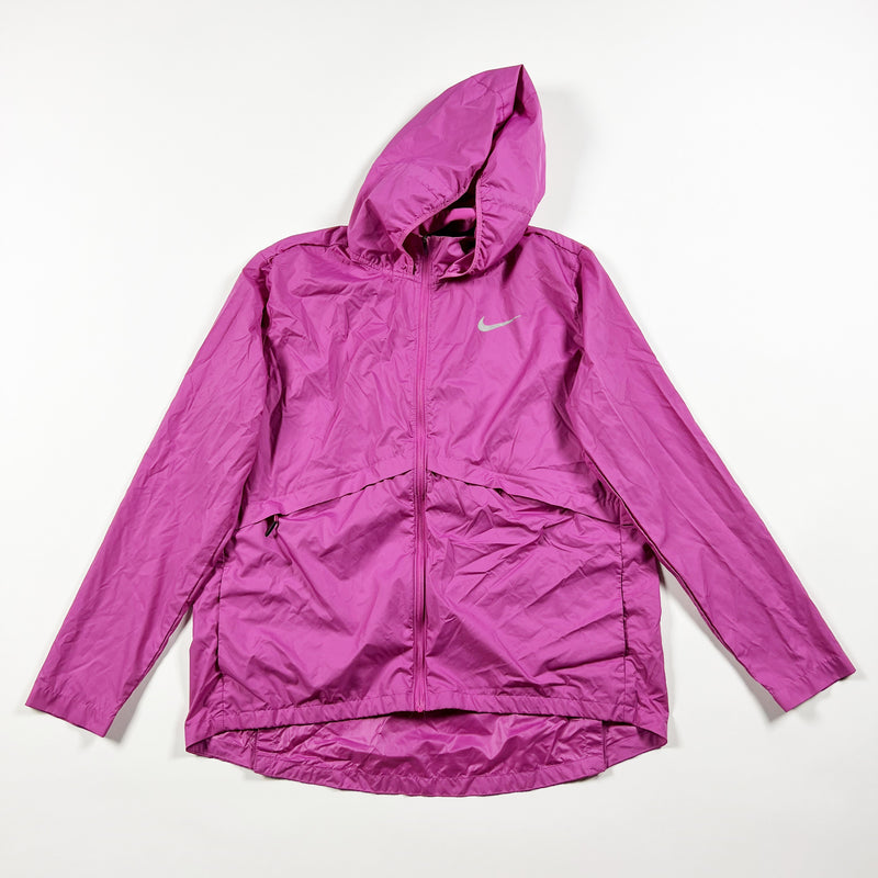 Nike Running Ladies Pink Lightweight Jacket Nike Swoosh Run