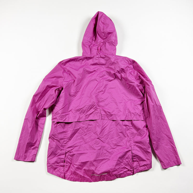 Nike Running Women's Lightweight Full Zip Hooded Windbreaker Jacket Solid Pink
