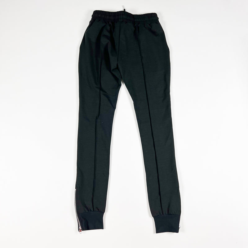 The Set Active Collection Ankle Crop Zipper Detail Sweat Pants Joggers Black S