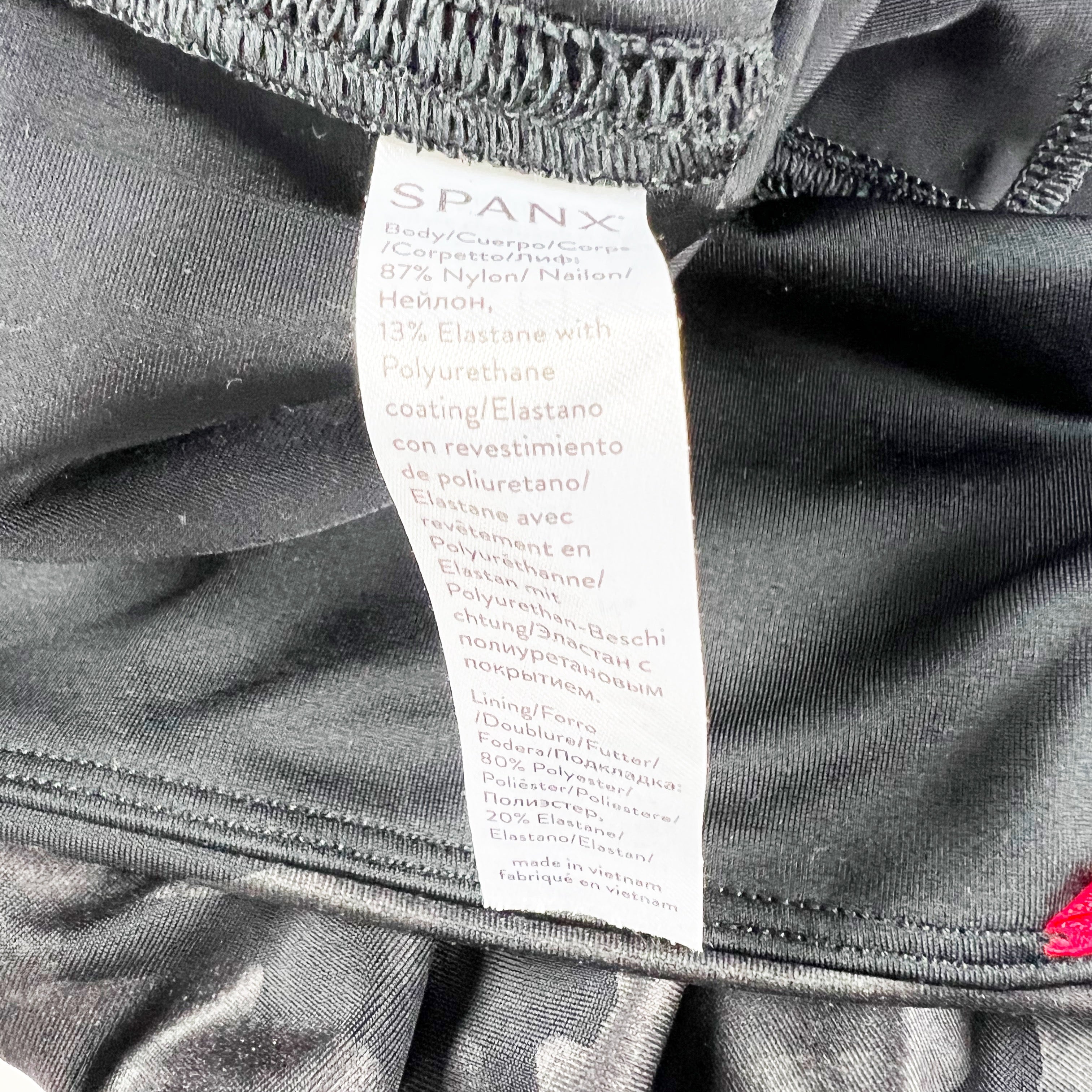 Spanx Faux Vegan Leather High Rise Slimming Shaping Camo Army Print Leggings 1X